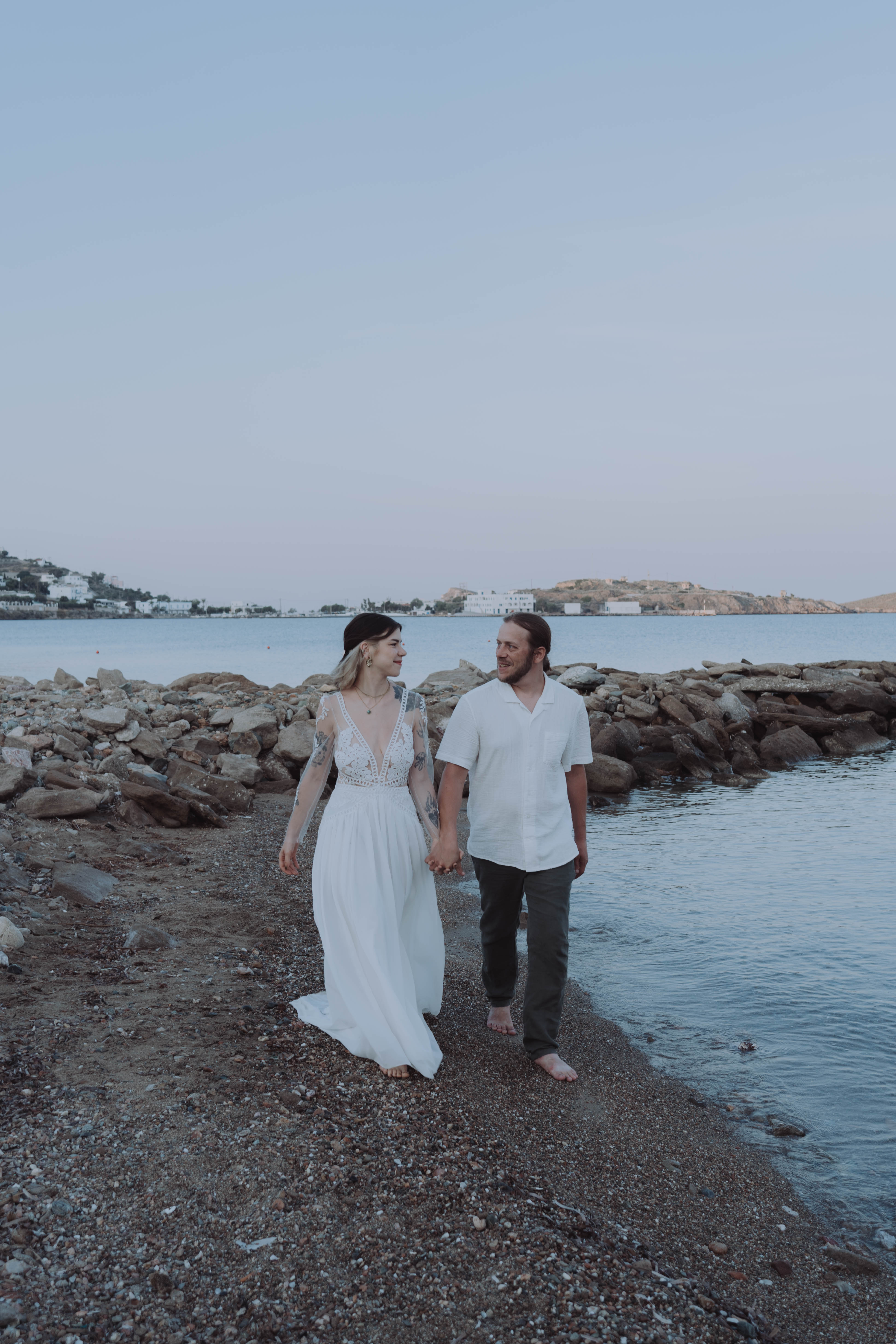 Robe de mariée bohème en dentelle personnalisée sur mesure