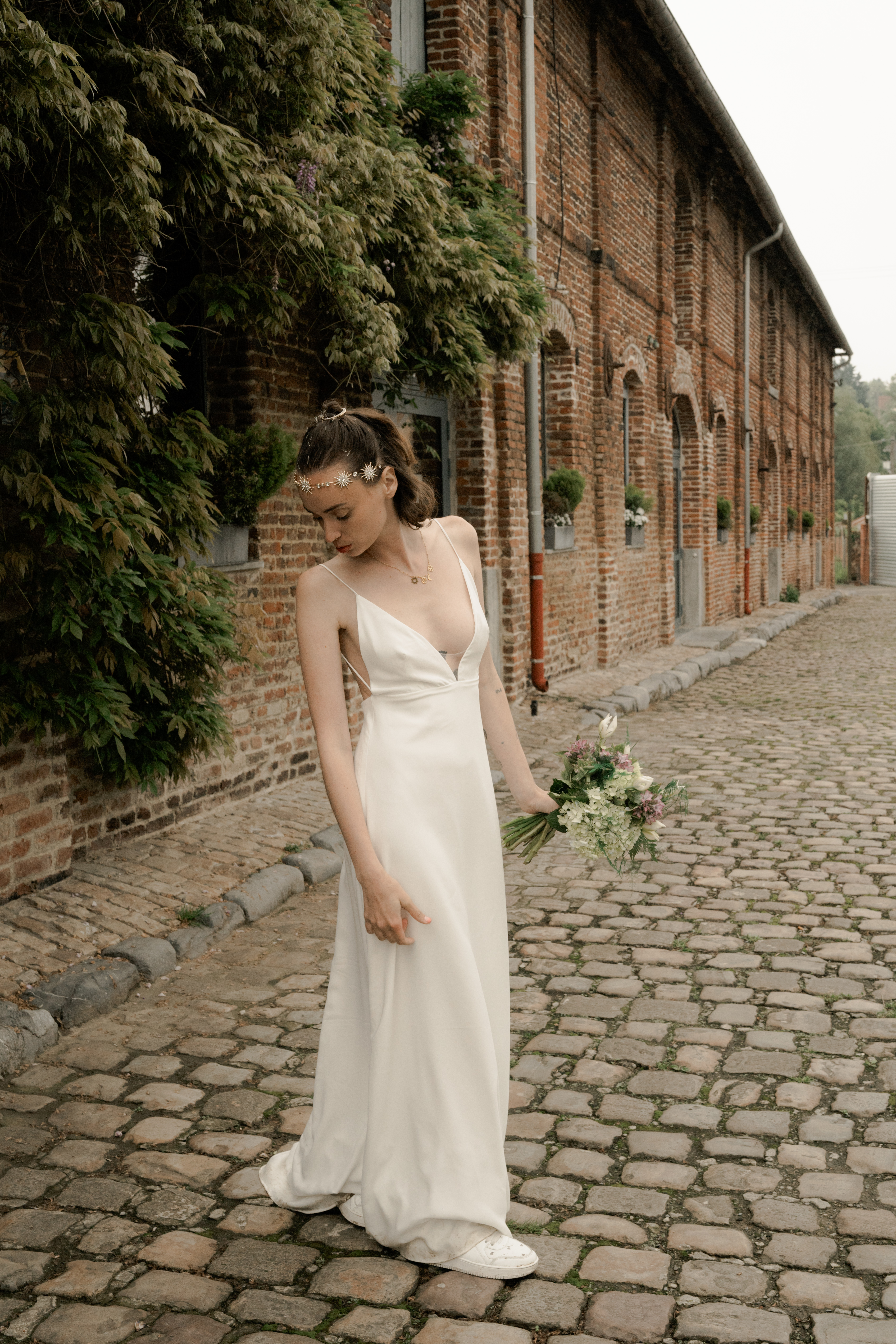 Robe de mariée épurée personnalisée sur mesure